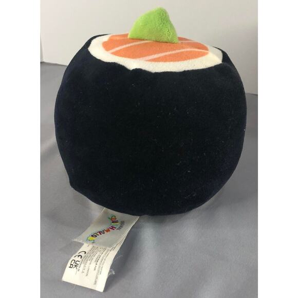 Sushi Squishmallow 5” Shozo Black Sushi Roll Food Squad Plush Kelly Toy 2022 - Picture 4 of 7